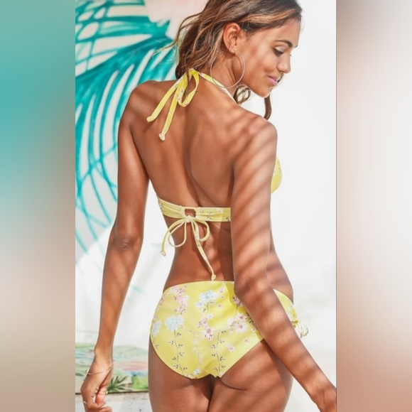 VENUS Sunseeker Yellow Floral Bikini Bottom, size 14 - Picture 11 of 13